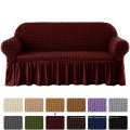 Customized hot sale strech decoration 3 seater sofa